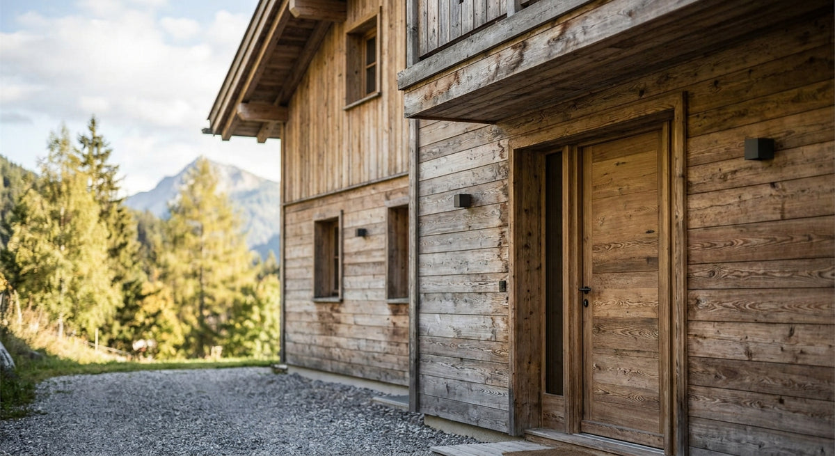 Fassadenverkleidung für Ferienhäuser und Chalets