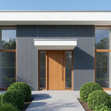 Fassadenverkleidung Steingrau 290CM | Garten | 3D Holzmaserung