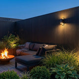 Fassadenverkleidung Schwarz 290CM | Garten | 3D Holzmaserung