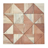 Holz Mosaikpaneele | Merbau | 30×30 cm | Holzfliese