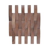 Holz Mosaikpaneele | Walnuss Deep Dusk | 30×30 cm | Holzfliese