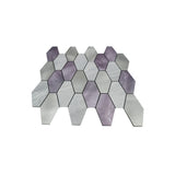 Selbstklebende Mosaikfliesen Metall | Picket Grau | 30×30 cm | Küche, Bad & WC