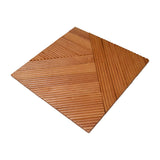 Holz Wandverkleidung Xilan XL Mosaik-Look 3D | 40×40 cm