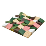 Holz Mosaikpaneele | Rich Pine | 30×30 cm | Holzfliese