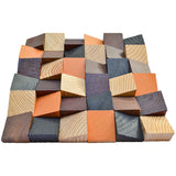 Holz Mosaikpaneele | Bold Pine | 30×30 cm | Holzfliese