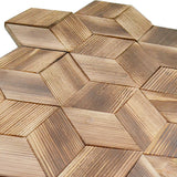 Holz Mosaikpaneele | Fresh Pine | 30×35 cm | Holzfliese