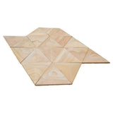 Holz Mosaikpaneele | Rubberwood XL | 30×35 cm | Holzfliese