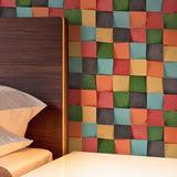 Holz Mosaikpaneele | Dark Pine | 30×30 cm | Holzfliese