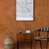 Holz Mosaikpaneele | Xilan XL | 40×40 cm | Holzfliese