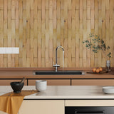 Holz Mosaikpaneele | Eiche Hell | 30×30 cm | Holzfliese