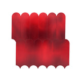 Selbstklebende Mosaikfliesen Metall | Bogen Rot | 28,8×29,8 cm | Küche, Bad & WC