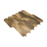 Selbstklebende Mosaikpaneele | Bogen Gold | 28,8×29,8 cm | Metall
