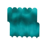 Selbstklebende Mosaikpaneele | Bogen Türkis | 28,8×29,8 cm | Metall