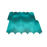 Selbstklebende Mosaikfliesen Metall | Bogen Türkis | 28,8×29,8 cm | Küche, Bad & WC