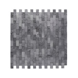 Selbstklebende Mosaikpaneele | Riemchen 3D Anthrazit | 30×29,8 cm | Metall