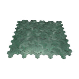 Selbstklebende Mosaikfliesen Metall | Trifold 3D Dunkelgrün | 30,3×28 cm | Küche, Bad & WC