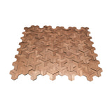 Selbstklebende Mosaikpaneele | Trifold 3D Kupfer | 30,3×28 cm | Metall