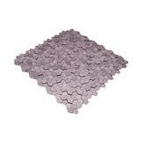Selbstklebende Mosaikpaneele | Pentagon 3D Rosa | 28,2×28,2 cm | Metall