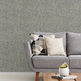Selbstklebende Mosaikfliesen Metall | Mini Hexagon 3D Silber | 29,8×30,7 cm | Küche, Bad & WC