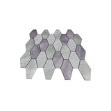 Selbstklebende Mosaikpaneele | Picket Grau | 30×30 cm | Metall