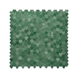 Selbstklebende Mosaikfliesen Metall | Dreipass 3D Dunkelgrün | 30,5×29,6 cm | Küche, Bad & WC