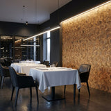 Holz Wandverkleidung Fresh Pine Mosaik-Look 3D | 30×35 cm