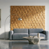Holz Wandverkleidung Fresh Pine Mosaik-Look 3D | 30×35 cm