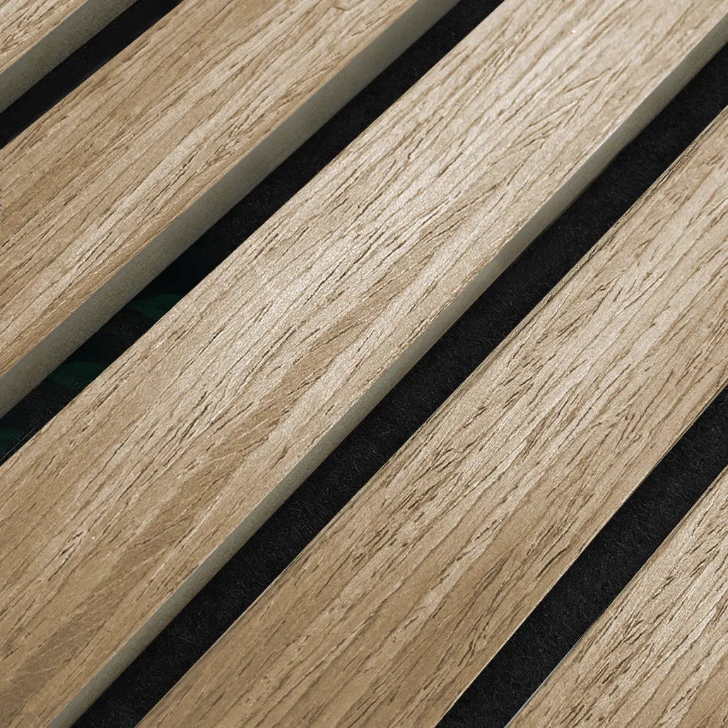 Akustikpaneel Natürliche Eiche | 240 cm x 60 cm | Einseitig Echtholzfurnier