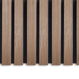 Akustikpaneele Mokka | XL 300 cm x 60 cm | Dreiseitig Echtholzfurnier