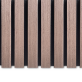 Akustikpaneele Walnuss Rustikal | XL 300 cm x 60 cm | Dreiseitig Echtholzfurnier