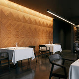 Holz Wandverkleidung Xilan XL Mosaik-Look 3D | 40×40 cm