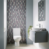 Selbstklebende Mosaikfliesen Metall | Picket Mauve | 30×30 cm | Küche, Bad & WC