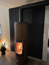 Akustikpaneele Schwarze Eiche | XL 300 cm x 60 cm | Dreiseitig Echtholzfurnier