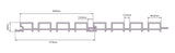 Fassadenverkleidung Steingrau 290CM | Garten | 3D Holzmaserung