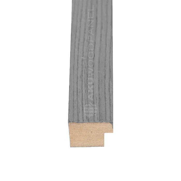 Akustikpaneele Endleiste Walnuß Grau - 240 cm