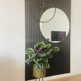 Akustikpaneele schwarze Eiche | 240 cm x 60 cm | Dreiseitig Echtholzfurnier