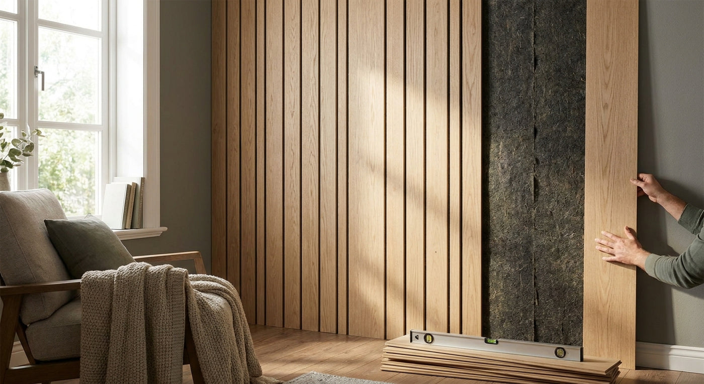 Schallschutz Wand Innen: Holzpaneele richtig einsetzen