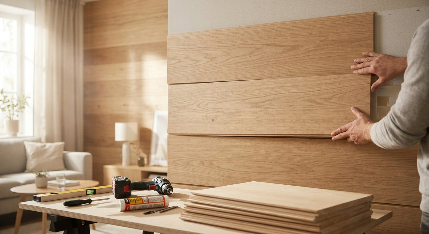 Holzpaneele Wand Innen: Schritt-für-Schritt montieren