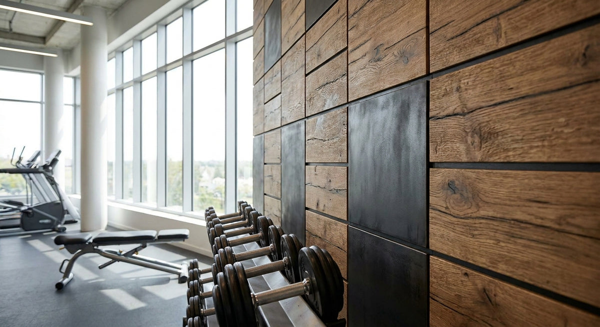 Wandpaneele für Fitnessstudios: Design und Robustheit