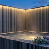 Fassadenverkleidung Steingrau 290CM | Garten | 3D Holzmaserung