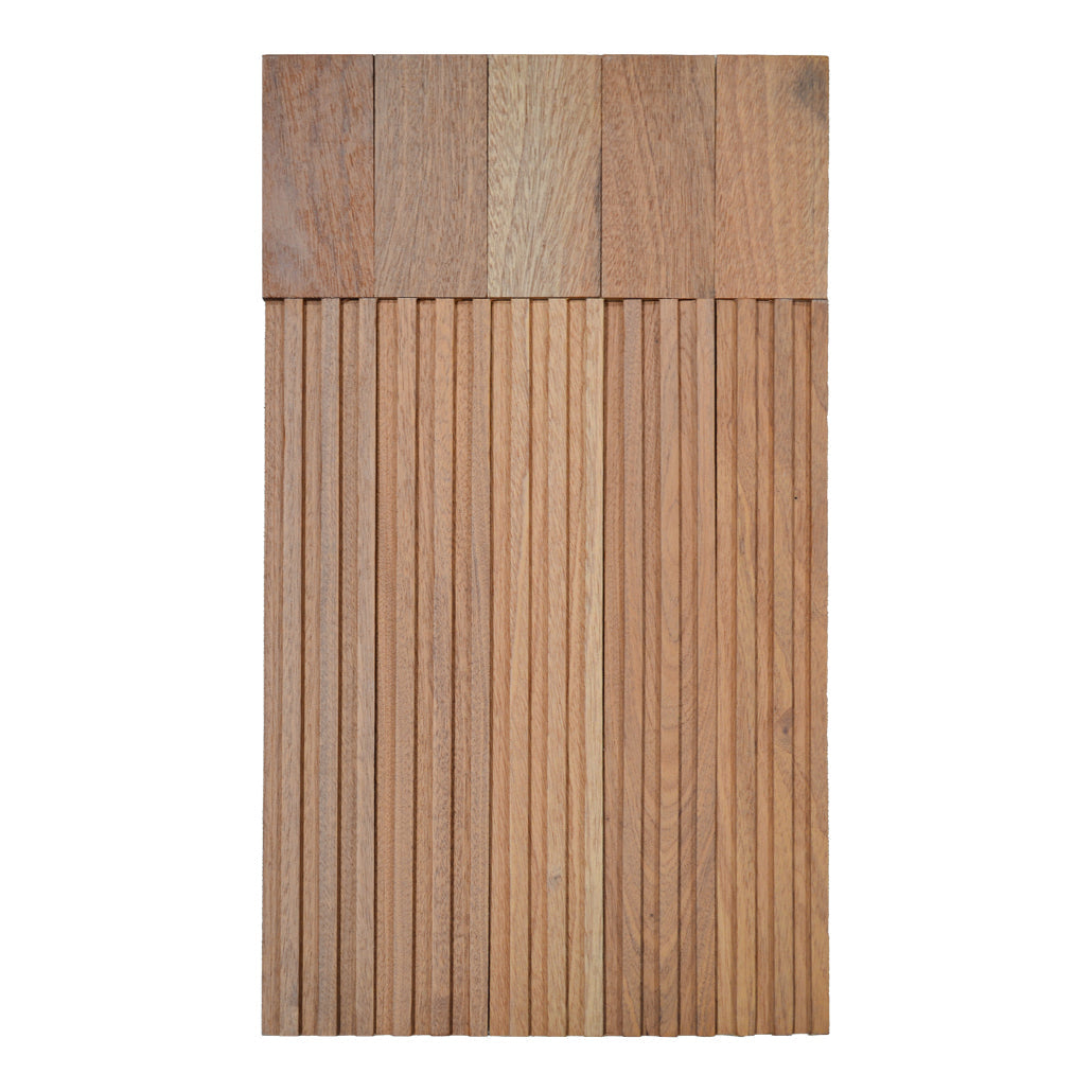 Holz Wandverkleidung Rosewood XL Mosaik-Look 3D | 30×60 cm