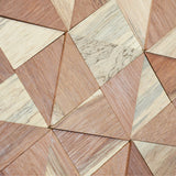 Holz Wandverkleidung Merbau Mosaik-Look 3D | 30×30 cm