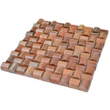 Holz Wandverkleidung Arisauro Mosaik-Look 3D | 30×30 cm