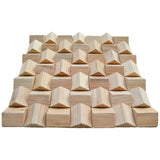 Holz Mosaikpaneele | Esche | 30×30 cm | Holzfliese
