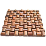 Holz Wandverkleidung Arisauro Mosaik-Look 3D | 30×30 cm