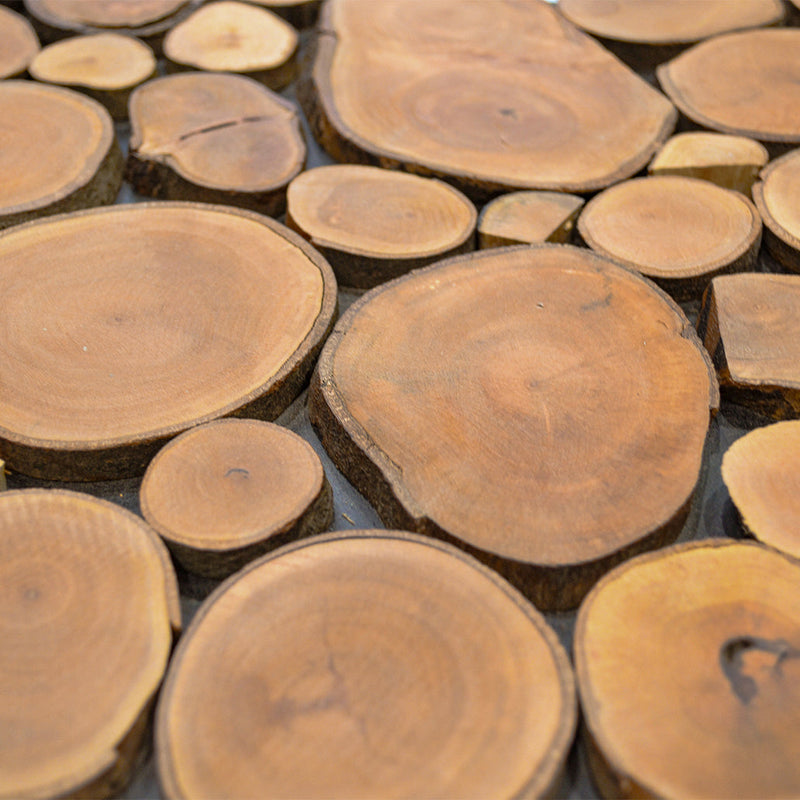 Holz Mosaikpaneele  | Lychee | 30×30 cm | Holzfliese