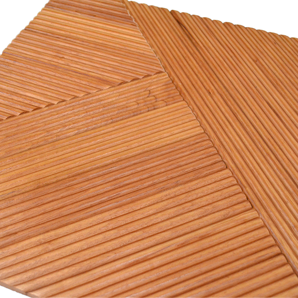 Holz Wandverkleidung Xilan XL Mosaik-Look 3D | 40×40 cm