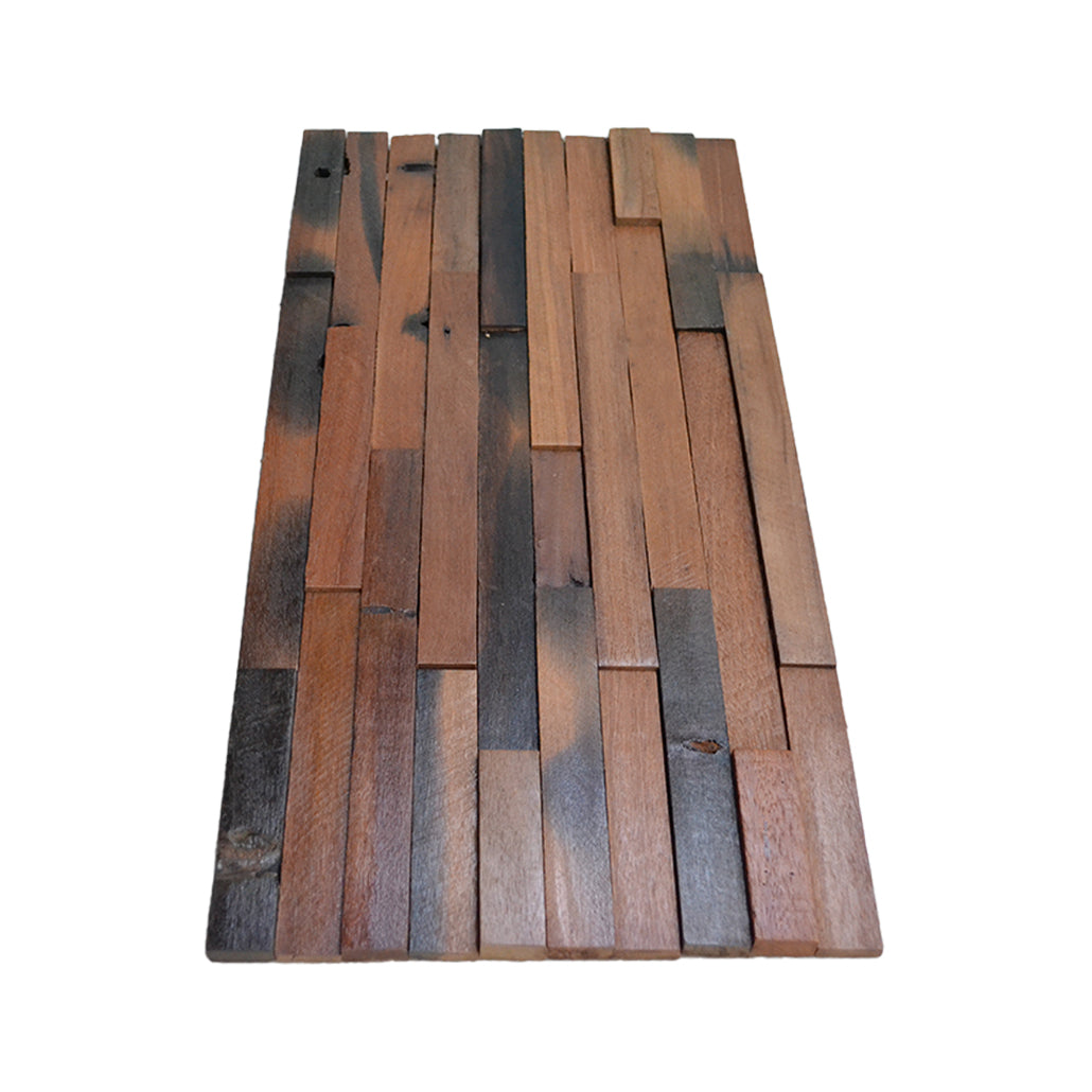 Holz Wandverkleidung Shipwood XL Mosaik-Look 3D | 30×60 cm