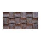 Holz Wandverkleidung Merbau XL Mosaik-Look 3D | 30×60 cm