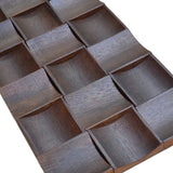 Holz Wandverkleidung Merbau XL Mosaik-Look 3D | 30×60 cm